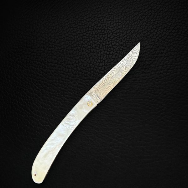 couteau pliant en nacre